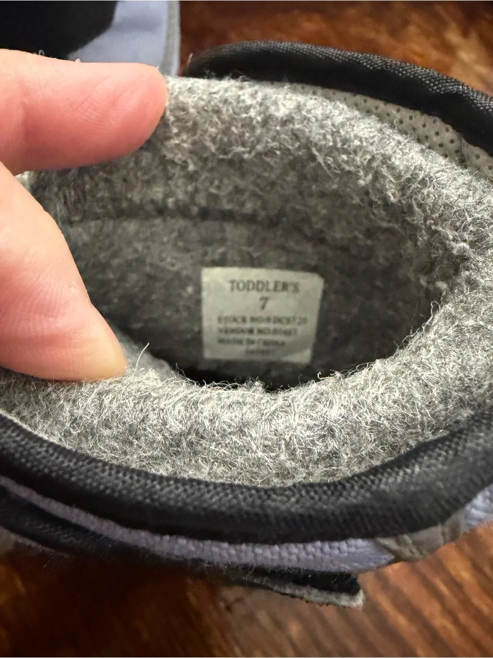 L.L. Bean Toddler Grey/Purple Snow Boots Warm Waterproof Winter Footwear Sz 7